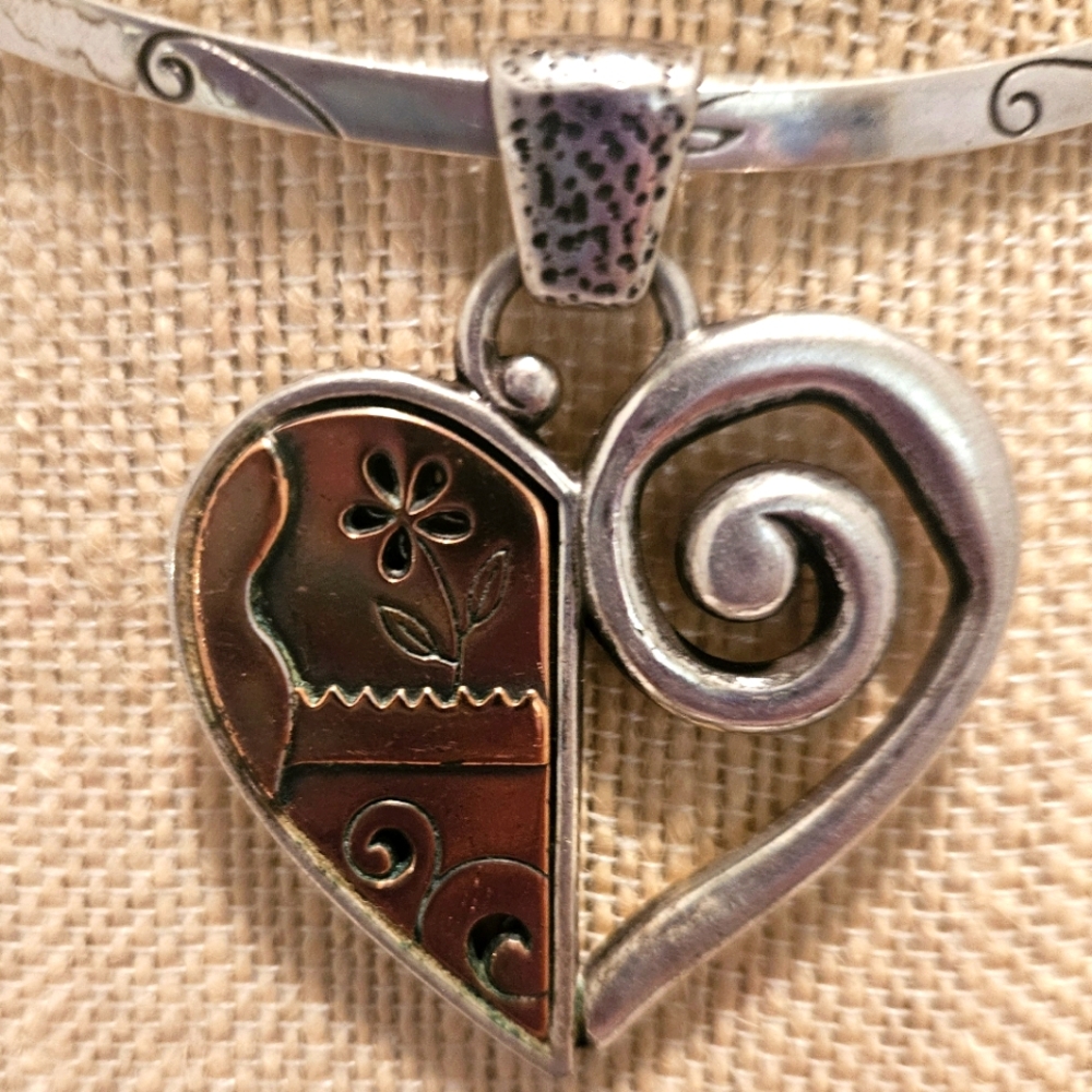 Vintage Brighton Pendant, Reversable